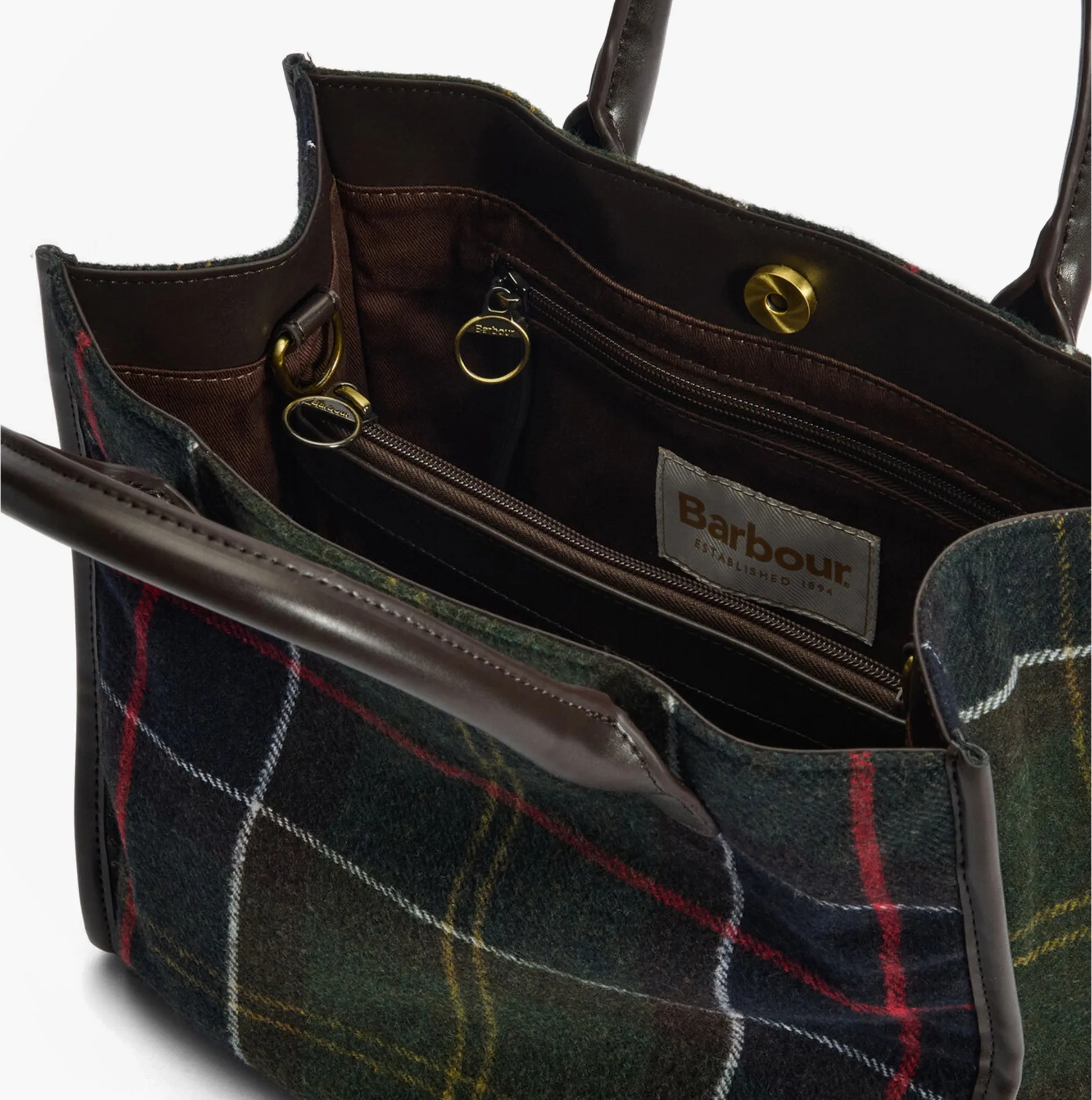 Barbour BARRHILL TARTAN Womens Tote Bag Classic Tartan sold by Shuperb product image thumbnail 5