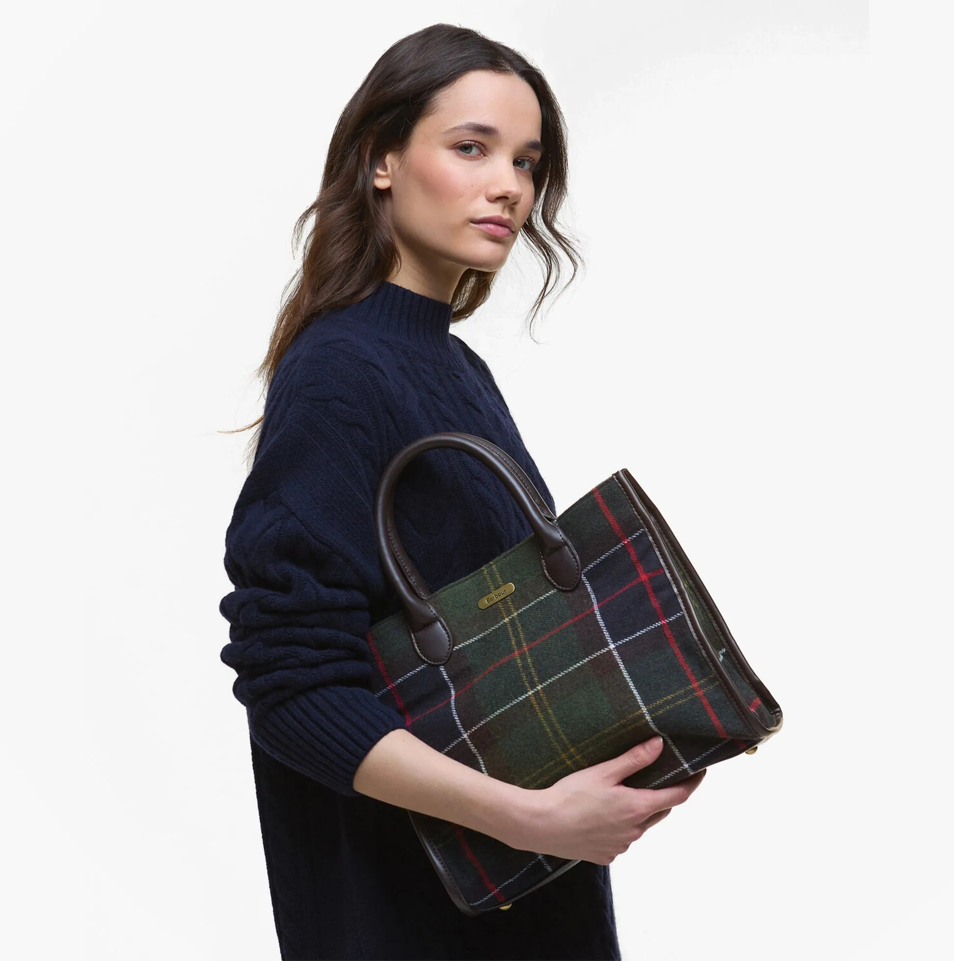 Barbour BARRHILL TARTAN Womens Tote Bag Classic Tartan sold by Shuperb product image thumbnail 2