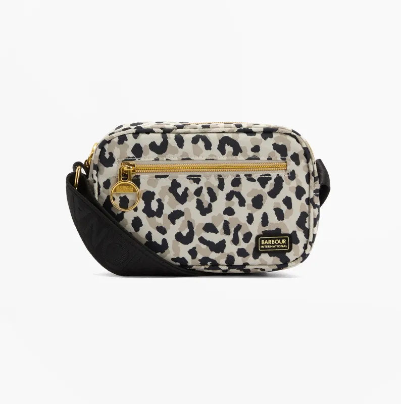 Barbour BOULEVARD MICRO Crossbody Bag Womens Jasmine Leopard sold by Shuperb