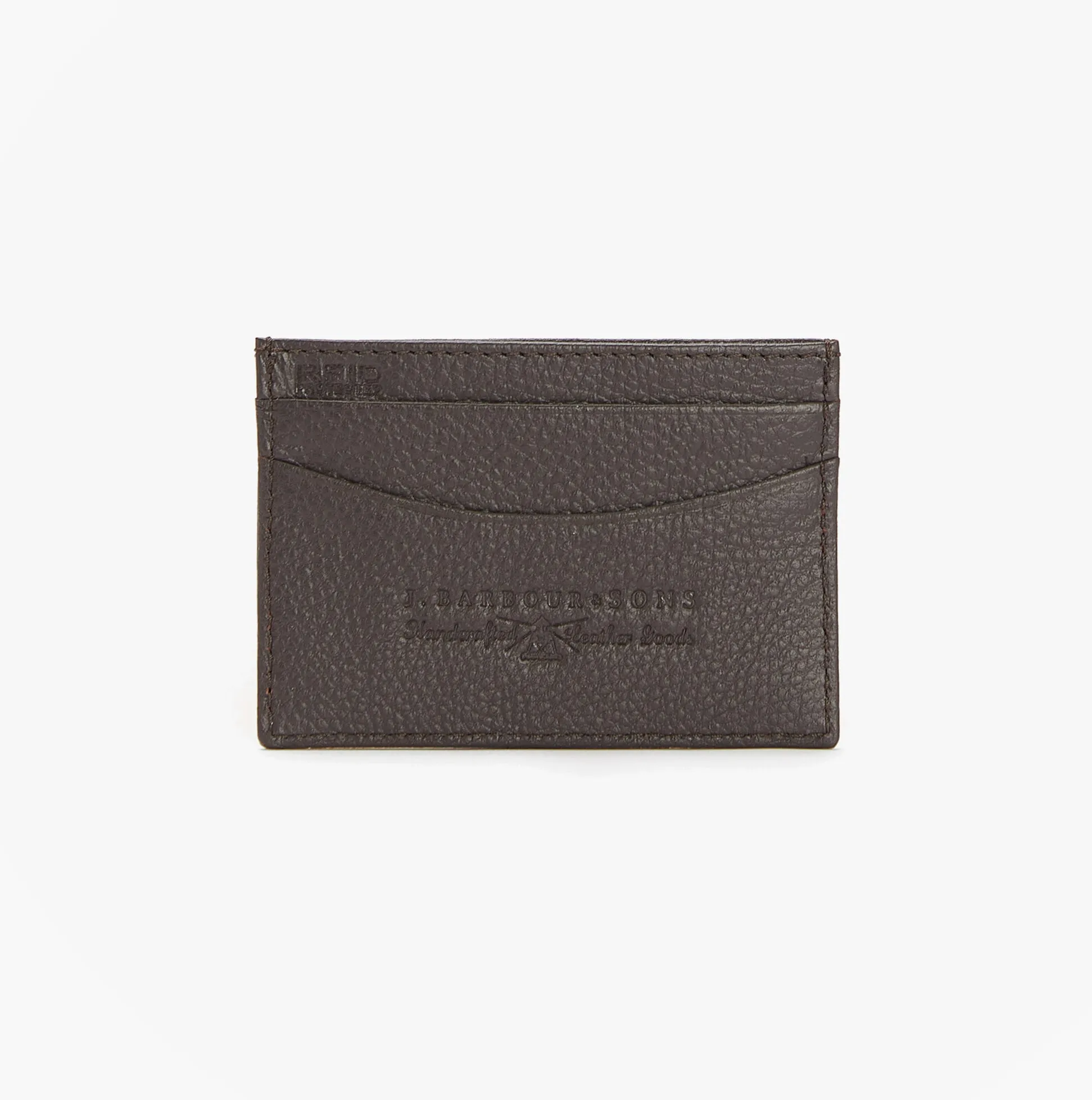 Barbour AMBLE LEATHER Mens Card Holder Dark Brown sold by Shuperb product image thumbnail 3