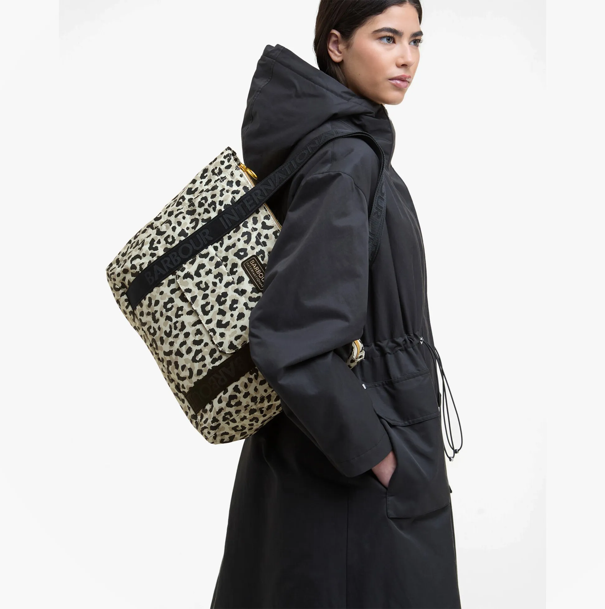 Barbour BOULEVARD Tote Bag Womens Jasmine Leopard sold by Shuperb product image thumbnail 2