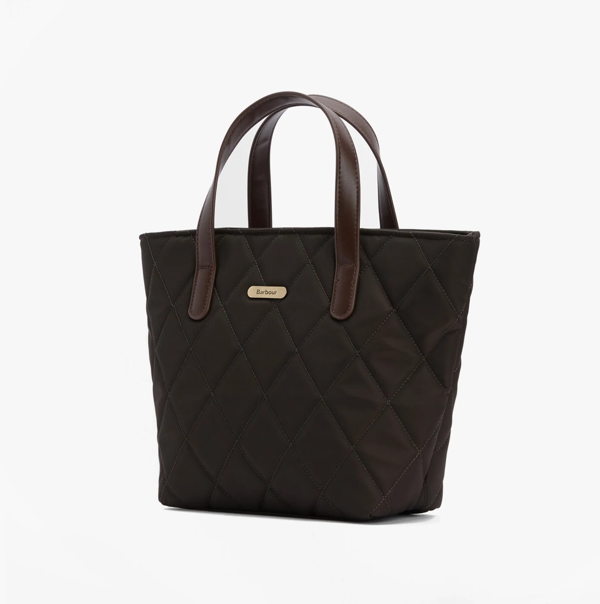 Barbour MINI QUILTED Womens Tote Bag Olive sold by Shuperb product image thumbnail 4