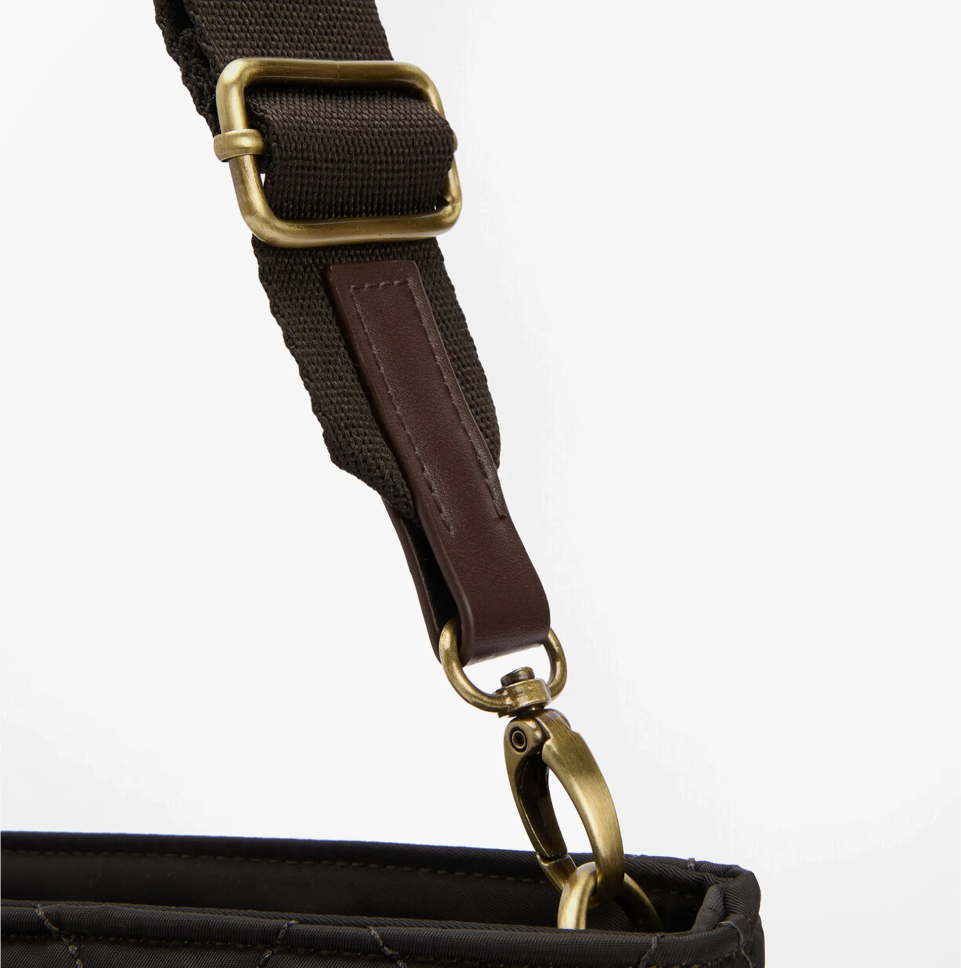 Barbour MINI QUILTED Womens Tote Bag Olive sold by Shuperb product image thumbnail 5