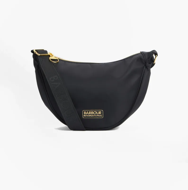 Barbour QUALIFY Womens Sling Bag Black made by Barbour
