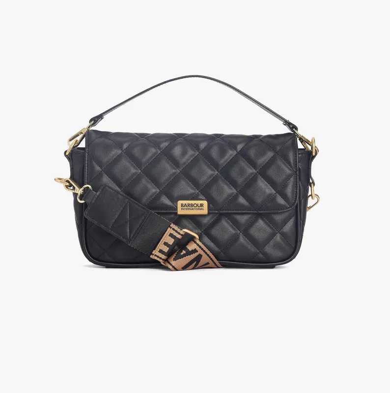 Barbour QUILTED SOHO Womens Crossbody Bag Black sold by Shuperb