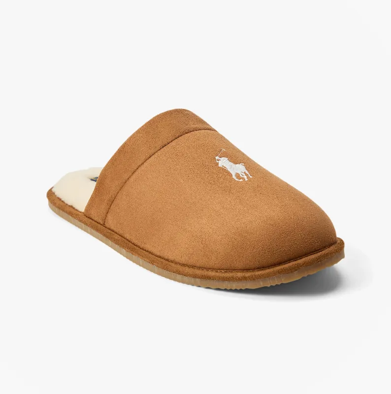 Polo Ralph Lauren KLARENCE Mens Mule Slippers Snff/Blackwatch/Cream sold by Shuperb