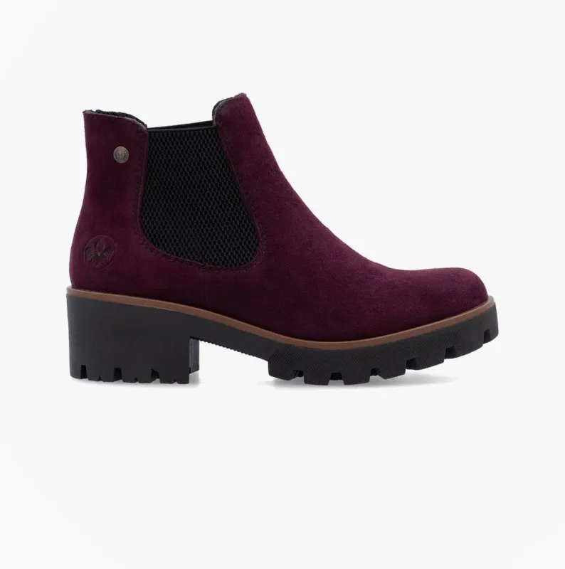 Rieker 79265-30 Womens Boots Red sold by Shuperb