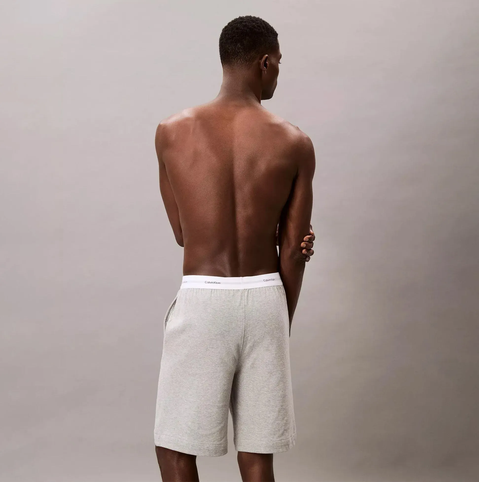 Calvin Klein SLEEP SHORT Mens Medium Grey Heather sold by Shuperb product image thumbnail 2