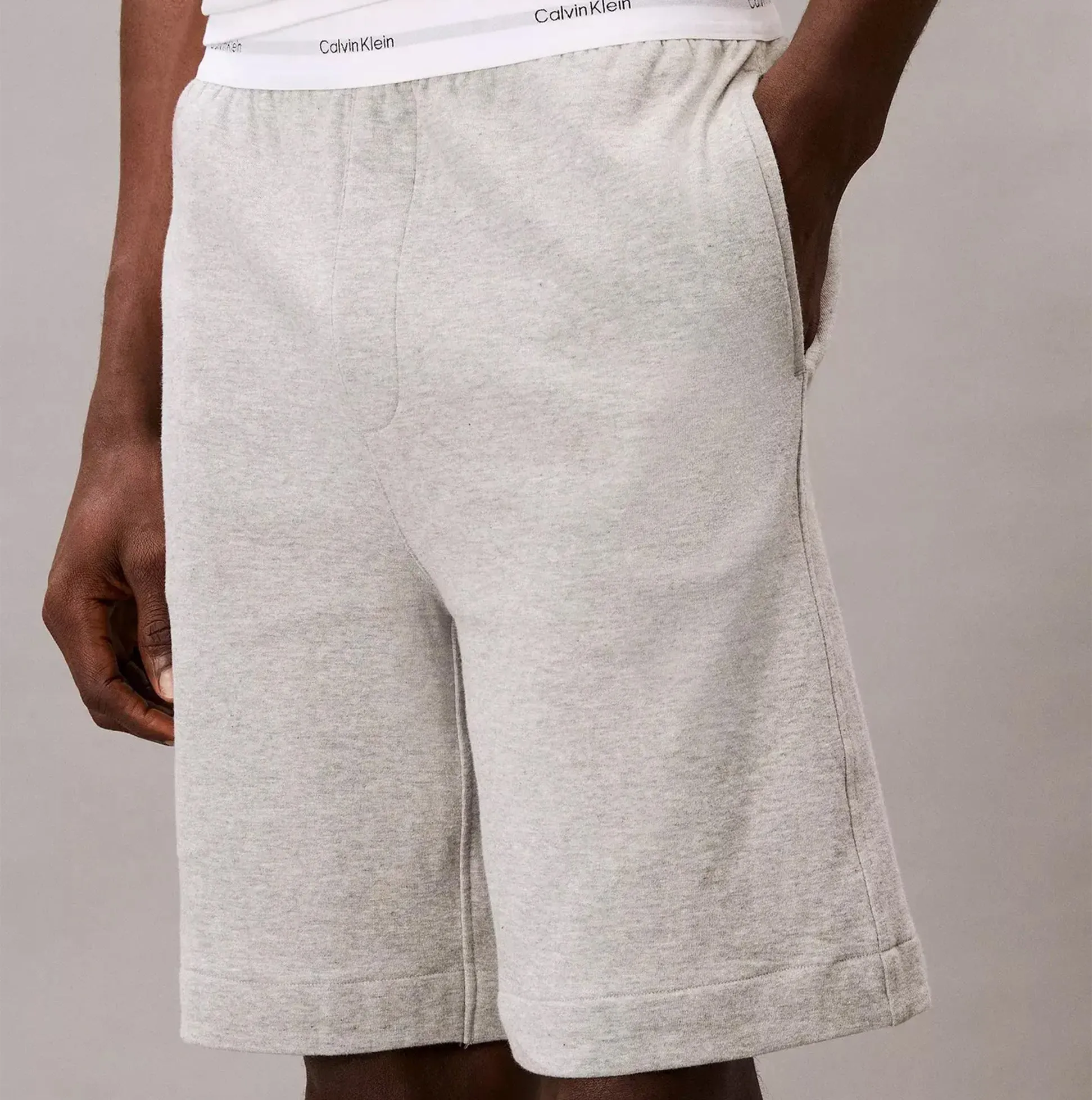 Calvin Klein SLEEP SHORT Mens Medium Grey Heather sold by Shuperb product image thumbnail 4