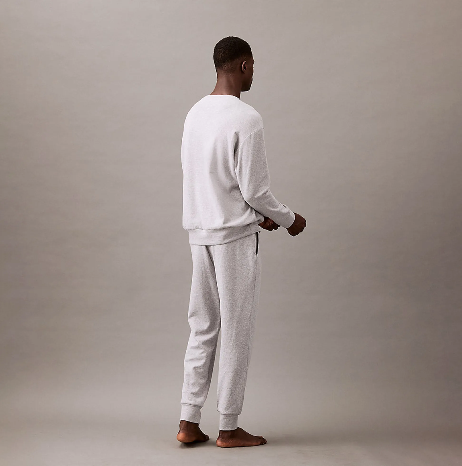 Calvin Klein ICON COTTON TERRY Mens Sweatshirt Medium Grey Heather sold by Shuperb product image thumbnail 5