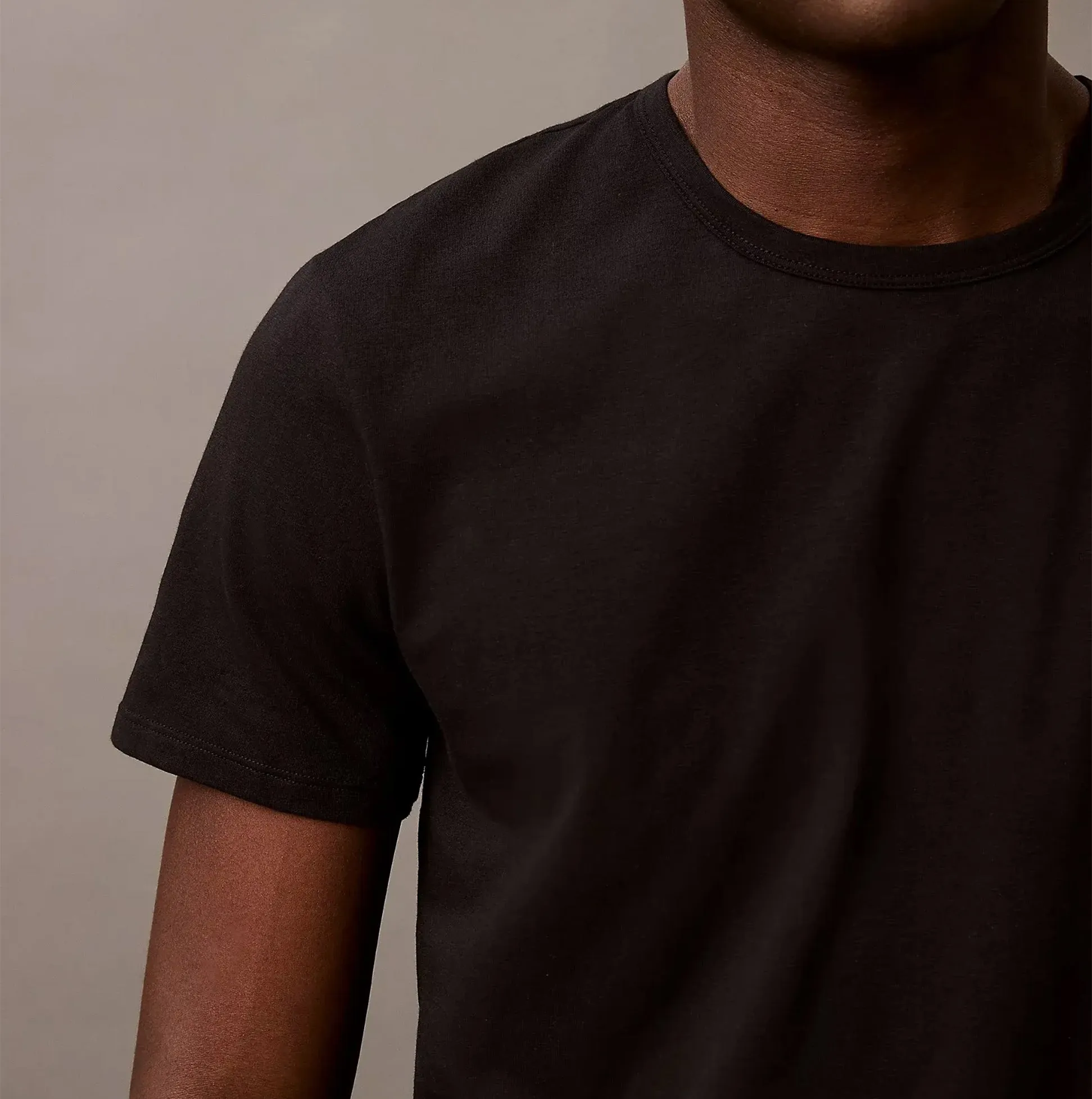 Calvin Klein MICRO STRETCH 3 Pack Mens T-Shirts Black sold by Shuperb product image thumbnail 3