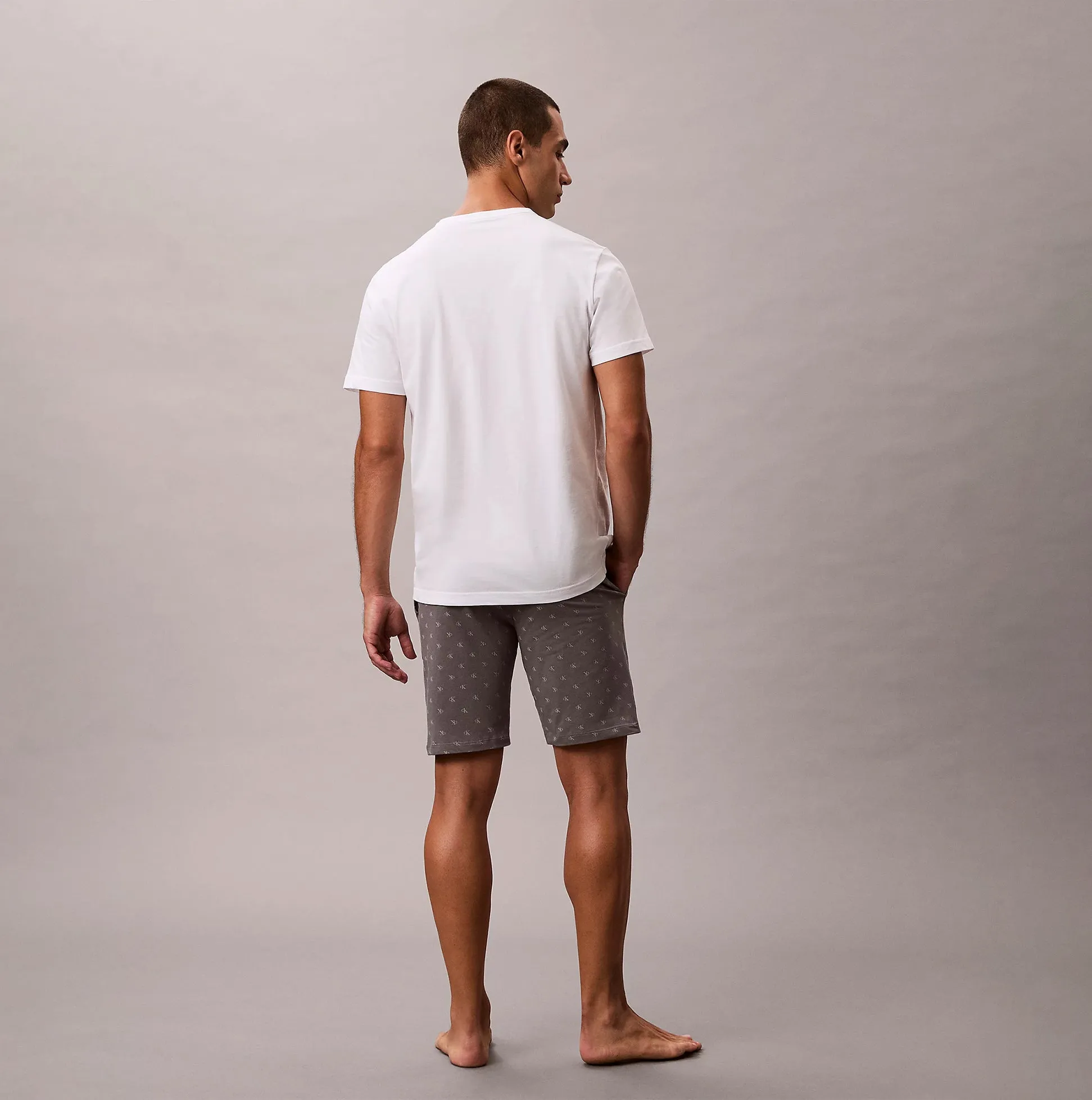 Calvin Klein SHORT Mens Pyjama Set Multicoloured sold by Shuperb