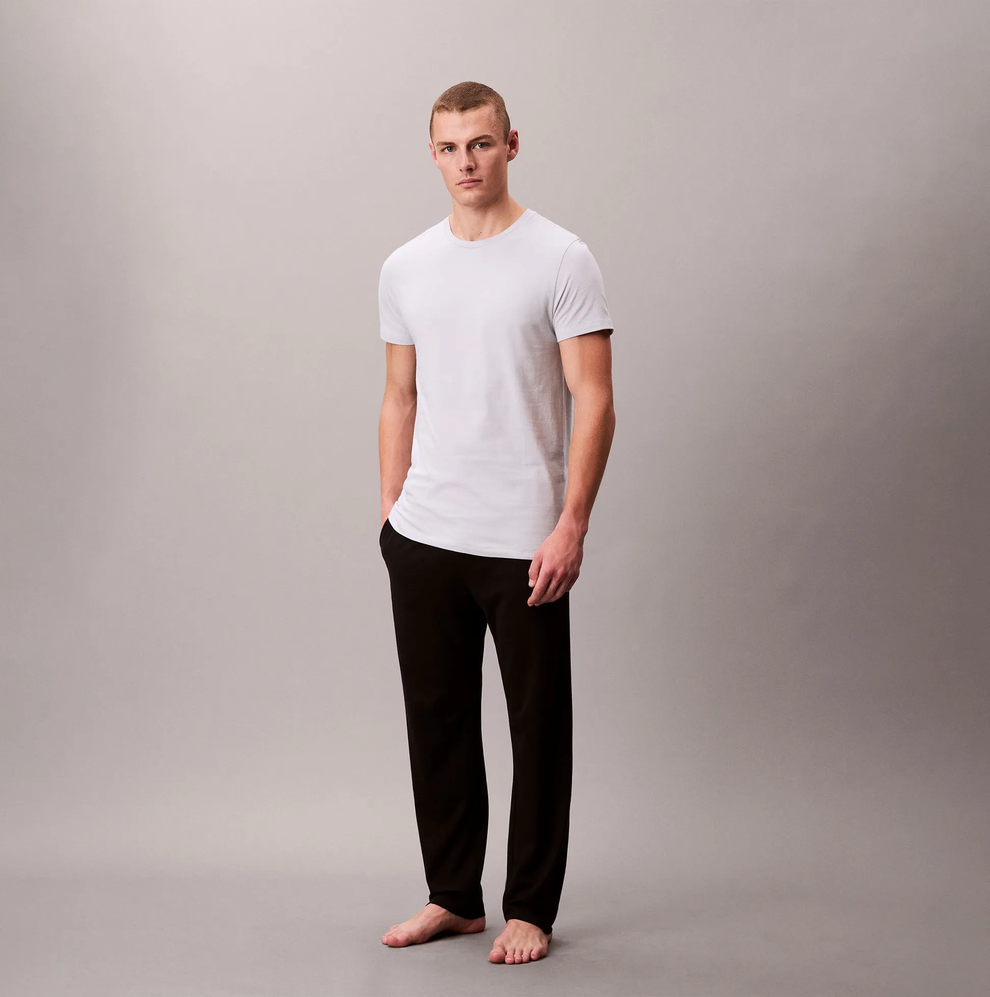 Calvin Klein 3 Pack Mens Crew neck T-Shirt Cotton Classics Multi Colour sold by Shuperb product image thumbnail 4