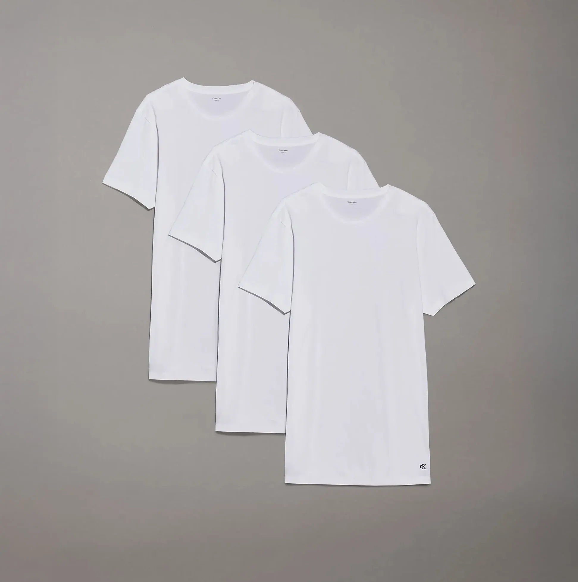 Calvin Klein 100% COTTON 3 Pack Mens T-Shirts White sold by Shuperb