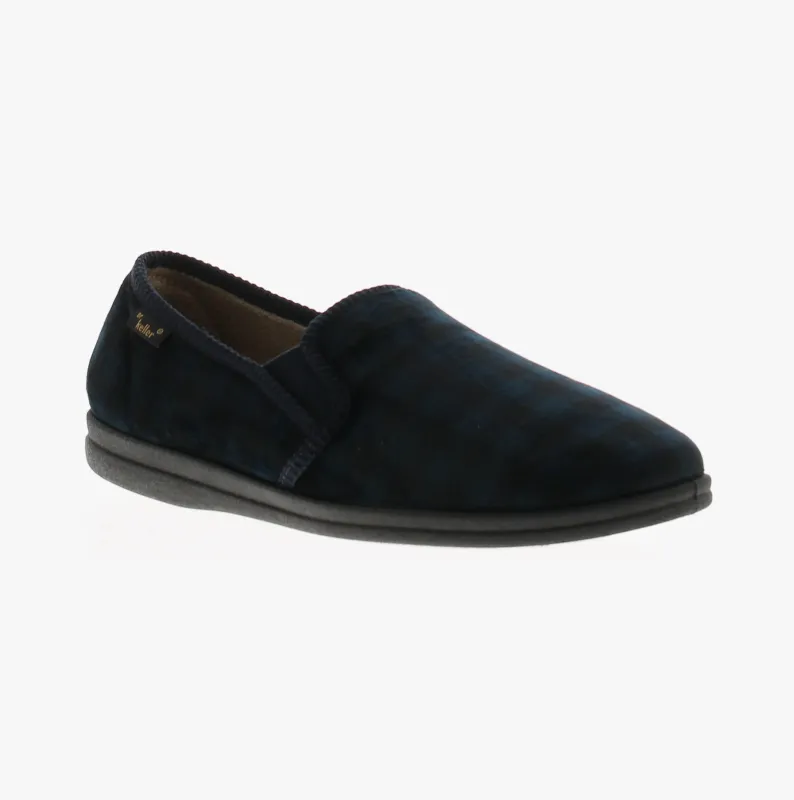 Dr Keller DARREN GUSS Mens Slippers Navy sold by Shuperb
