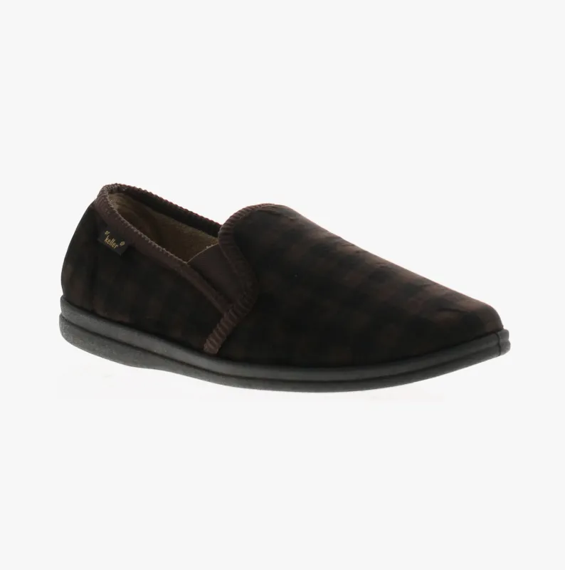 Dr Keller DARREN GUSS Mens Slippers Brown sold by Shuperb
