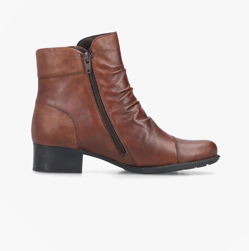 Rieker 78659-22 Womens Boots Brown sold by Shuperb