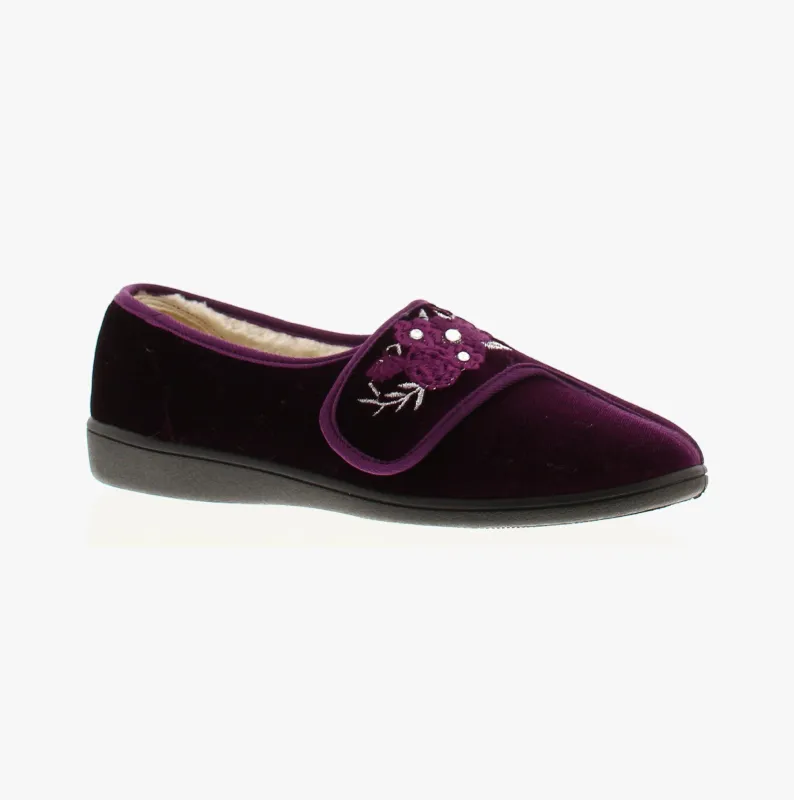 Dr Keller FAYE 2 Womens Slippers Purple sold by Shuperb