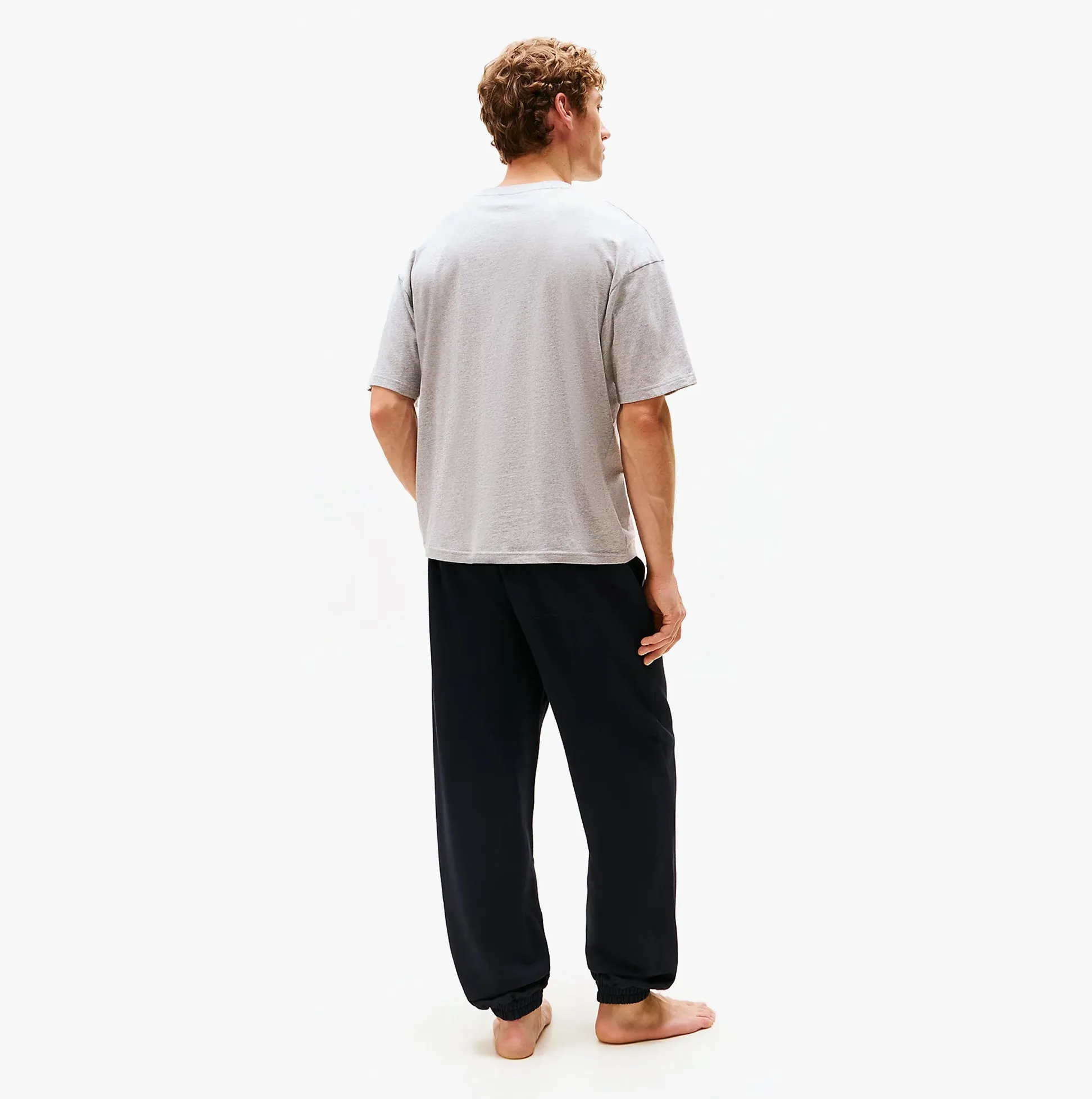 Tommy Hilfiger SS TEE CONT. LOGO Mens T-Shirts & Tank Tops Light Grey Heather sold by Shuperb product image thumbnail 4