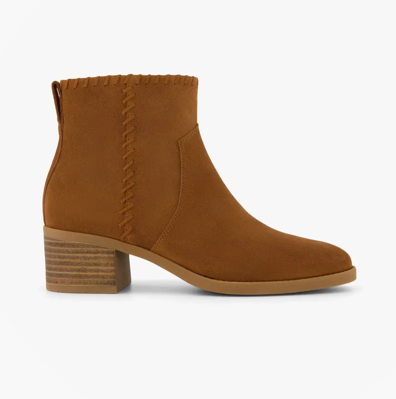 TOMS DELILAH Womens Ankle Boots Brown made by Toms