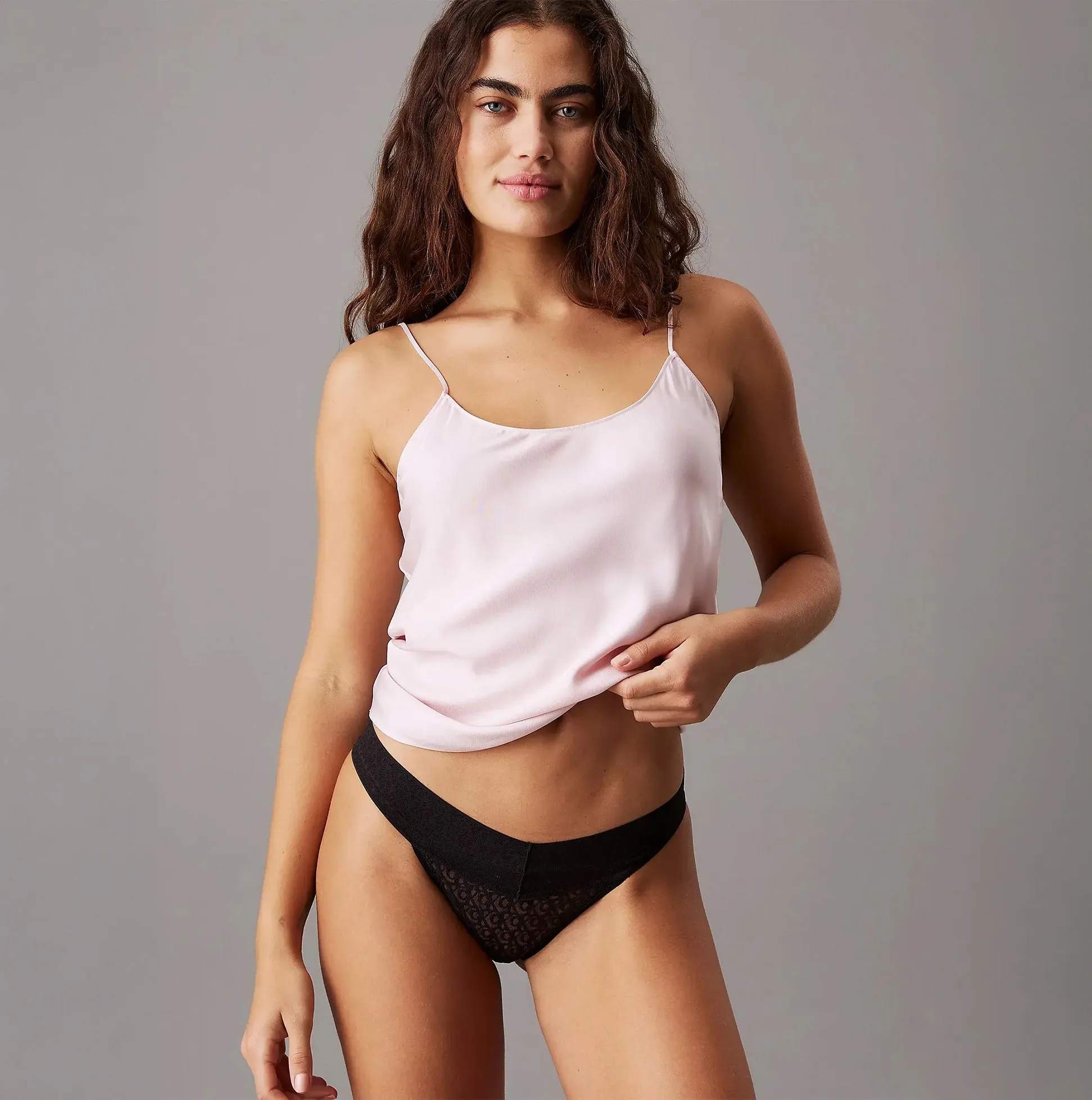 Calvin Klein ICON LOGO LACE 3 Pack Womens Bikini Briefs Black/White/Molten sold by Shuperb product image thumbnail 2