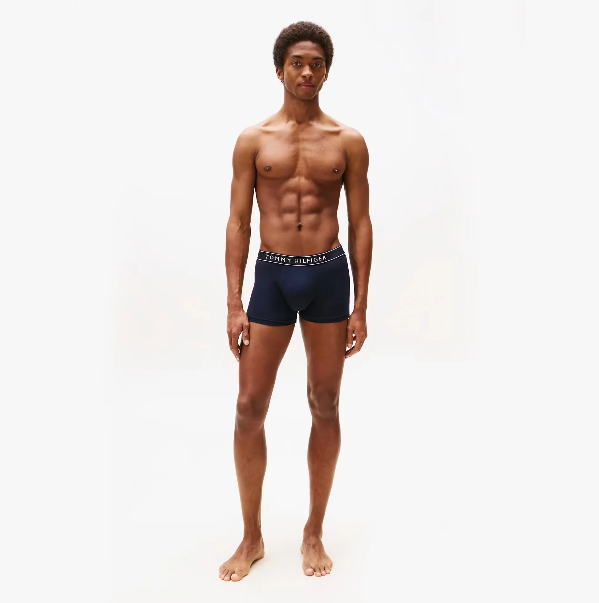 Tommy Hilfiger Mens 3 Pack Logo Waistband Trunks Multi sold by Shuperb product image thumbnail 2