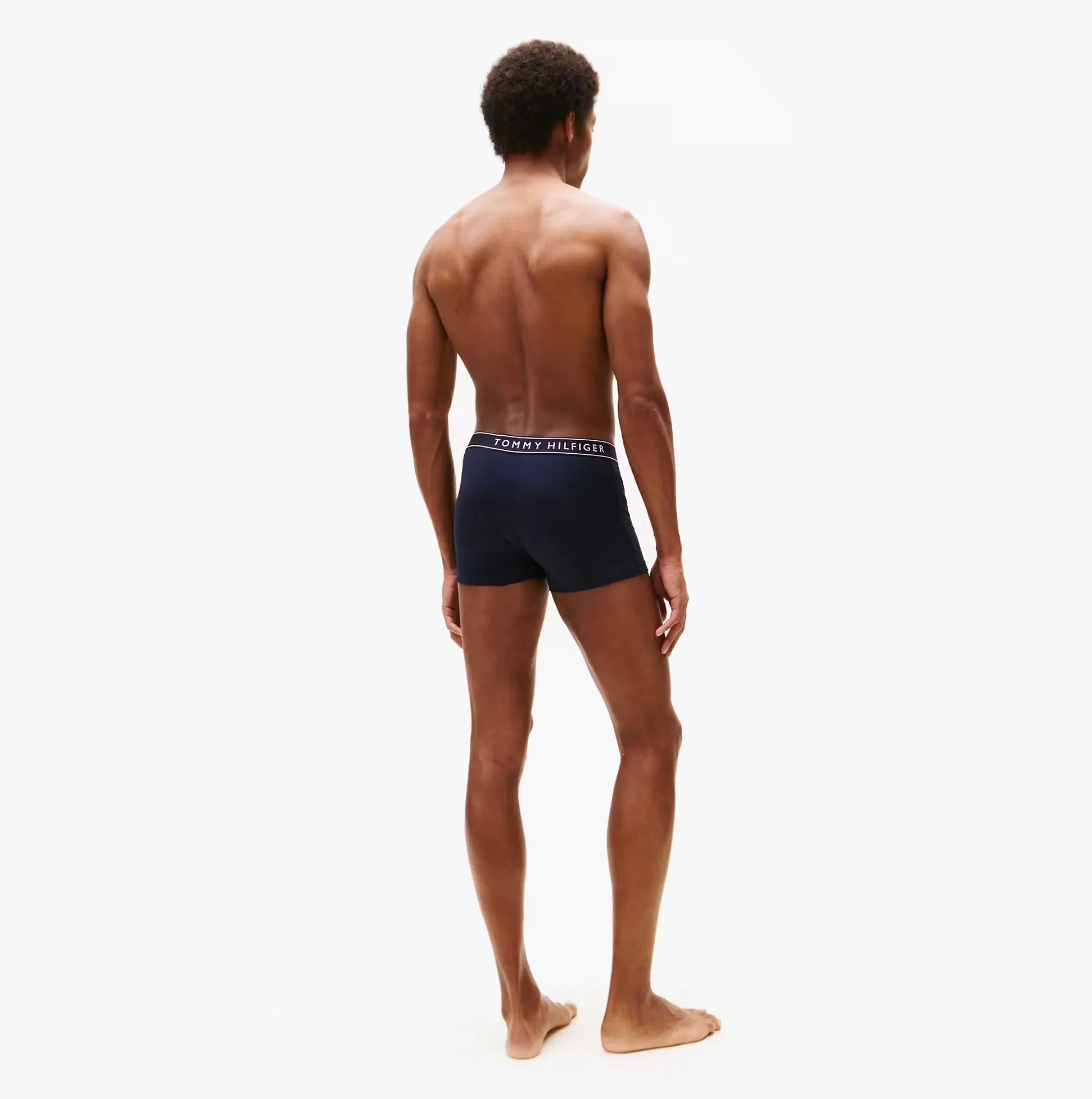 Tommy Hilfiger Mens 3 Pack Logo Waistband Trunks Multi sold by Shuperb product image thumbnail 3