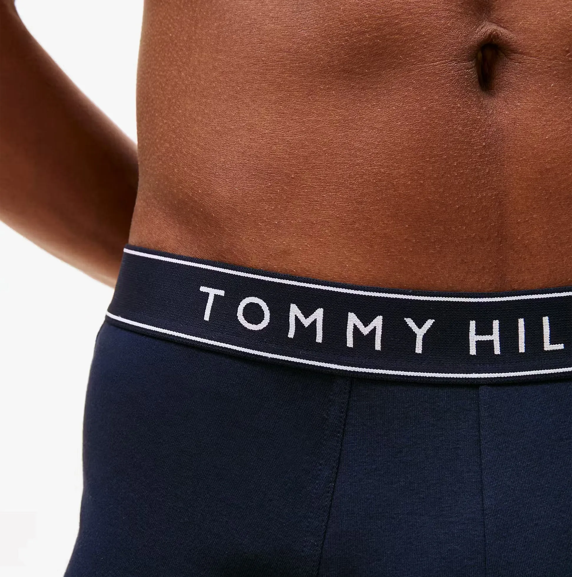 Tommy Hilfiger Mens 3 Pack Logo Waistband Trunks Multi sold by Shuperb product image thumbnail 4