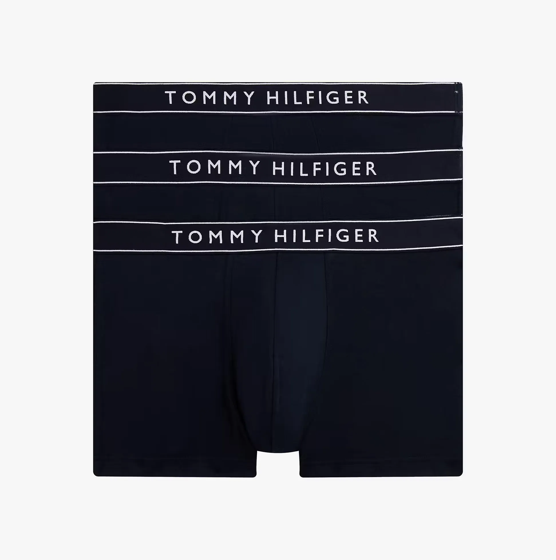 Tommy Hilfiger Mens 3 Pack Logo Waistband Trunks Multi sold by Shuperb