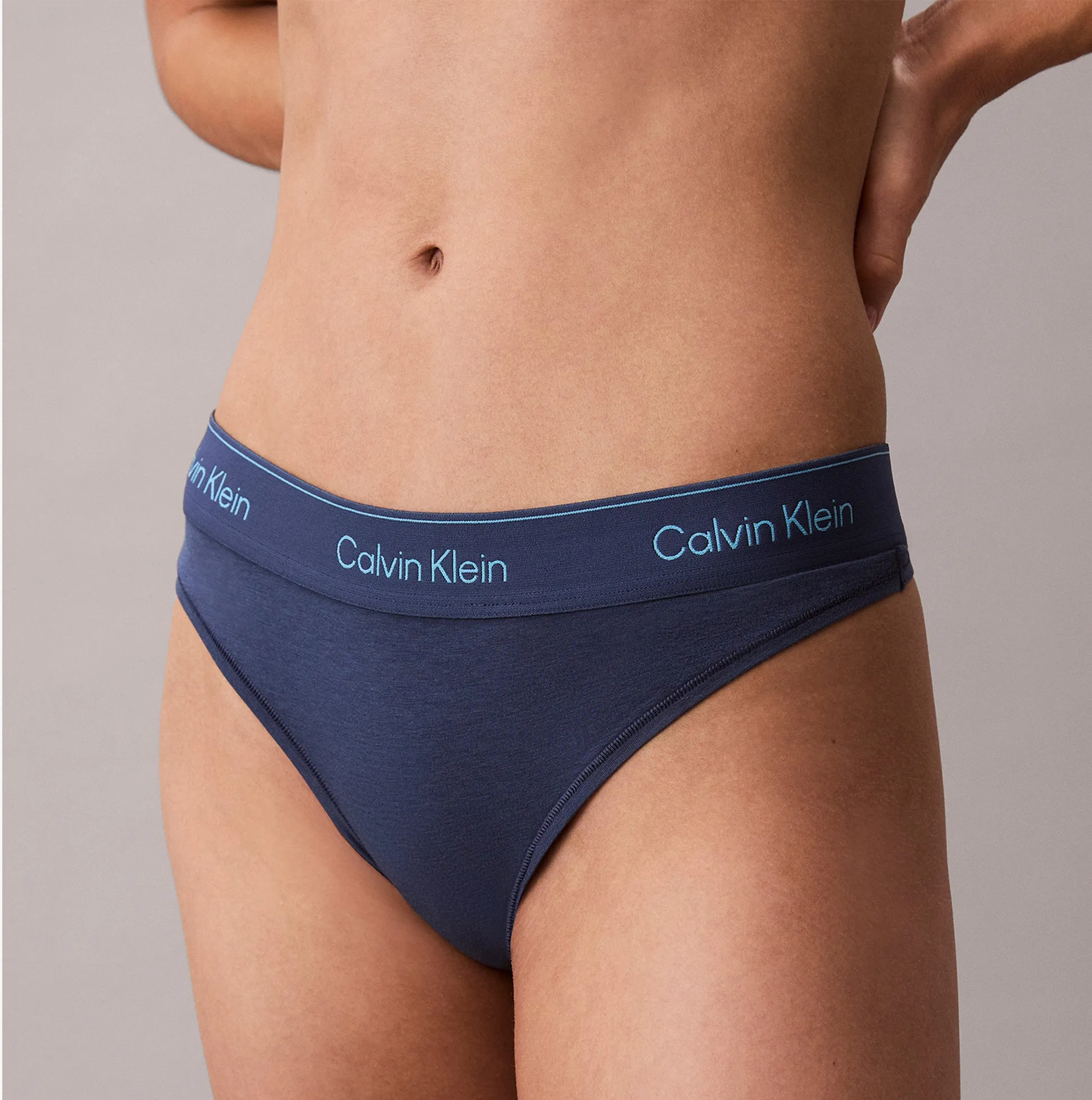 Calvin Klein Icon Cotton Modal Womens Thong Denim sold by Shuperb product image thumbnail 4