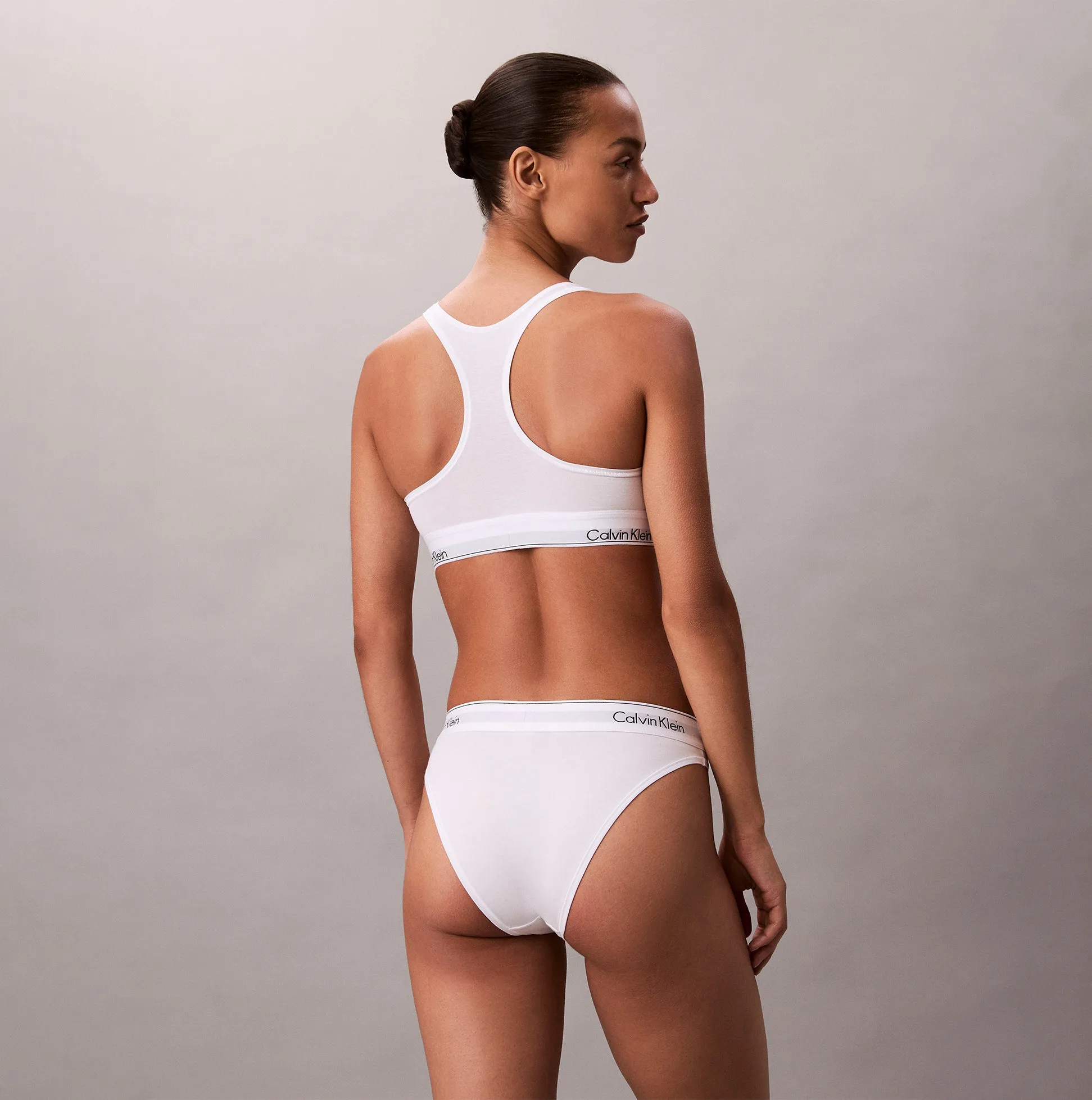 Calvin Klein Icon Cotton Modal Womens Unlined Bralette White sold by Shuperb product image thumbnail 3