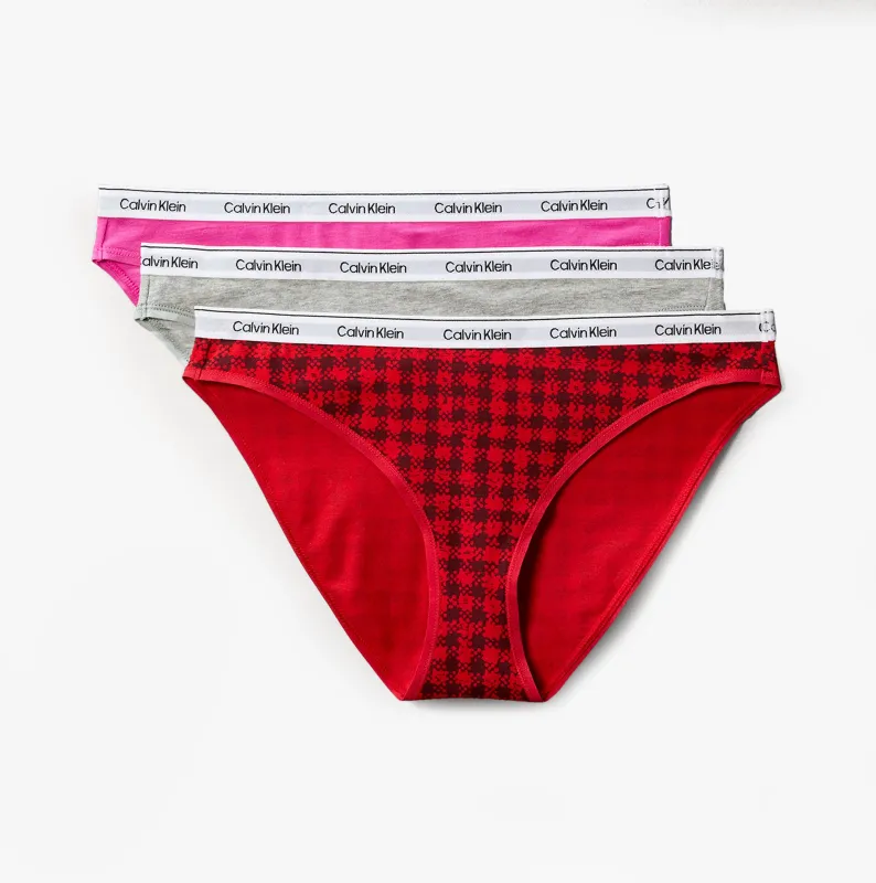 Calvin Klein BIKINI 3 PACK Womens Bikini Multicoloured sold by Shuperb
