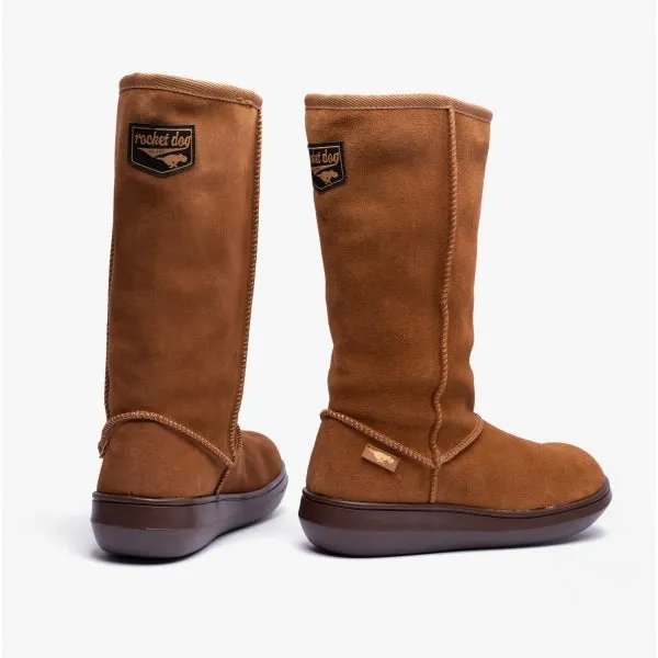Rocket Dog SUGAR DADDY Womens Suede Boots Chestnut sold by Shuperb product image thumbnail 3