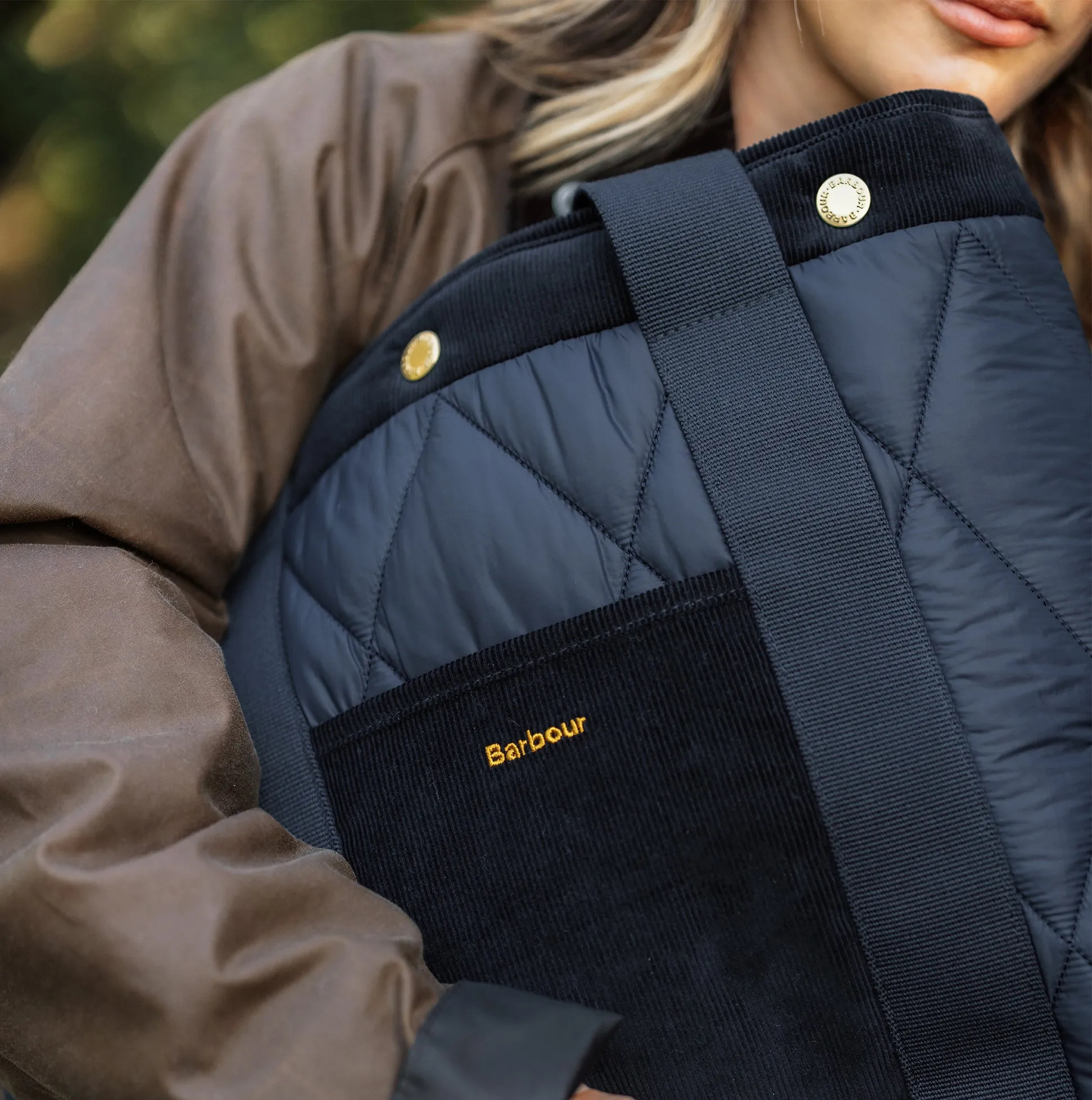 Barbour HEALY Tote Bag Womens Tote Bag Navy sold by Shuperb product image thumbnail 3