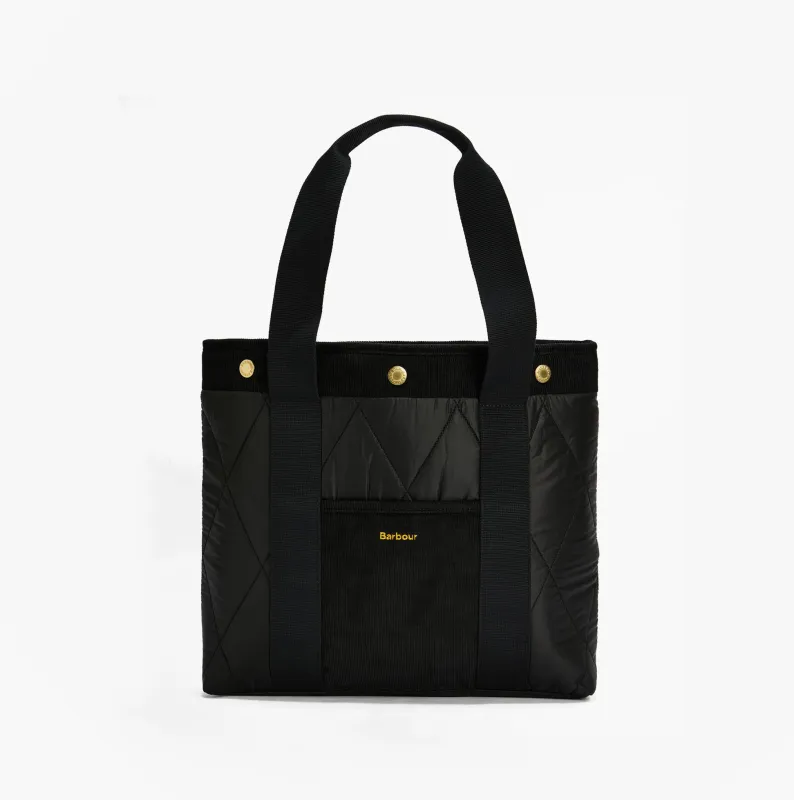 Barbour HEALY Tote Bag Womens Tote Bag Black/Ancient sold by Shuperb