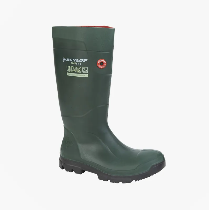 Dunlop W178EZ Mens Wellington Boots Green sold by Shuperb