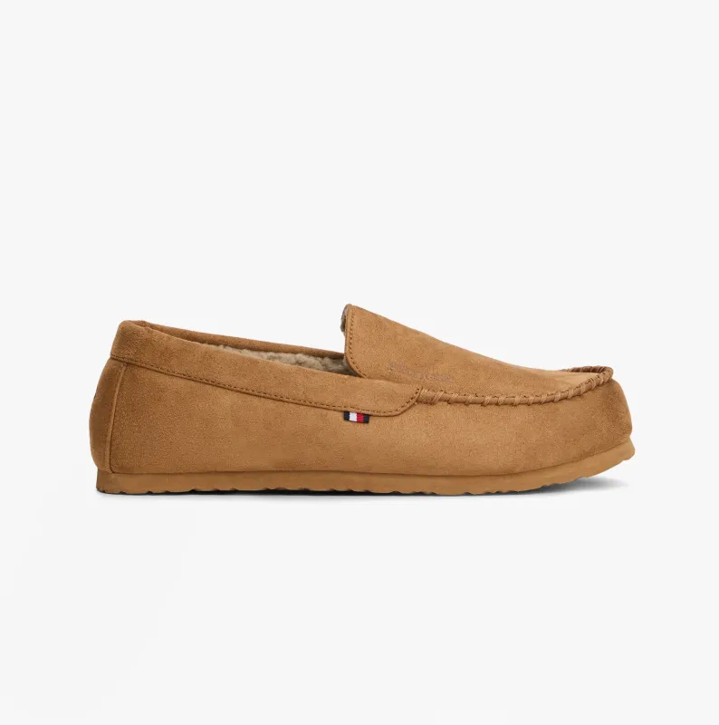 Tommy Hilfiger HILFIGER M SDE DRIVE Mens Mocassin Slippers Desert Khaki sold by Shuperb