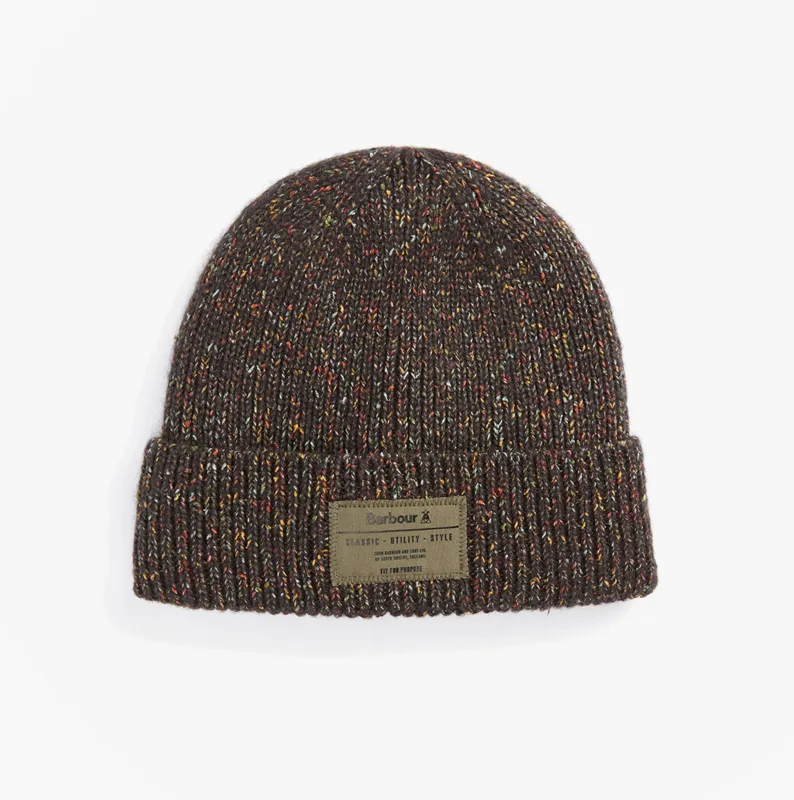 Barbour ESTON Mens Beanie Forest Green sold by Shuperb