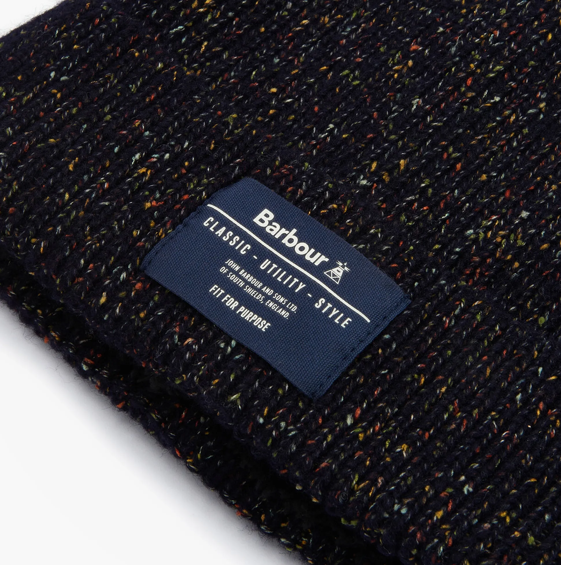 Barbour ESTON Mens Beanie Navy sold by Shuperb product image thumbnail 3