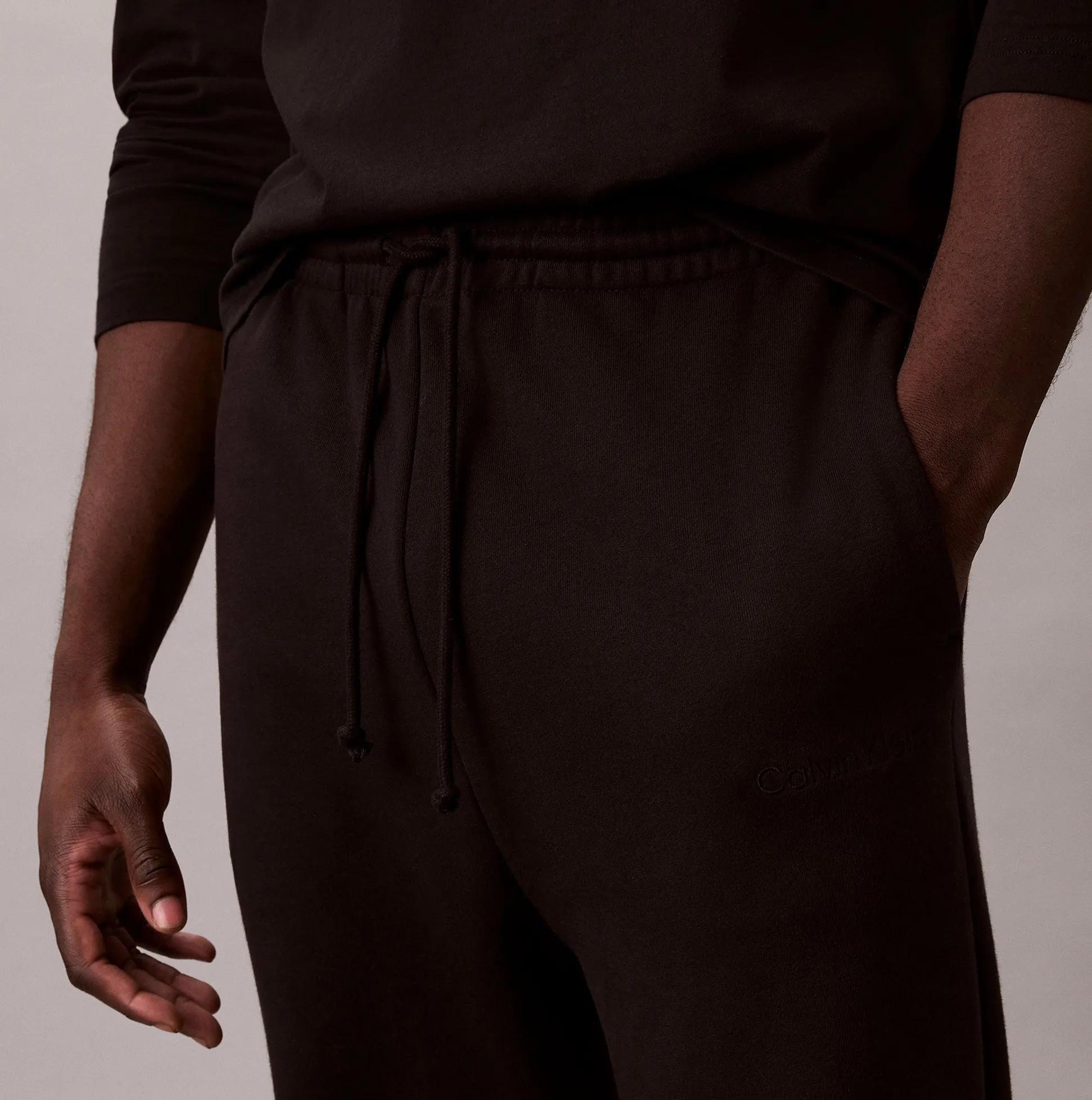 Calvin Klein LS TEE JOGGER SET Mens Multicoloured sold by Shuperb product image thumbnail 4