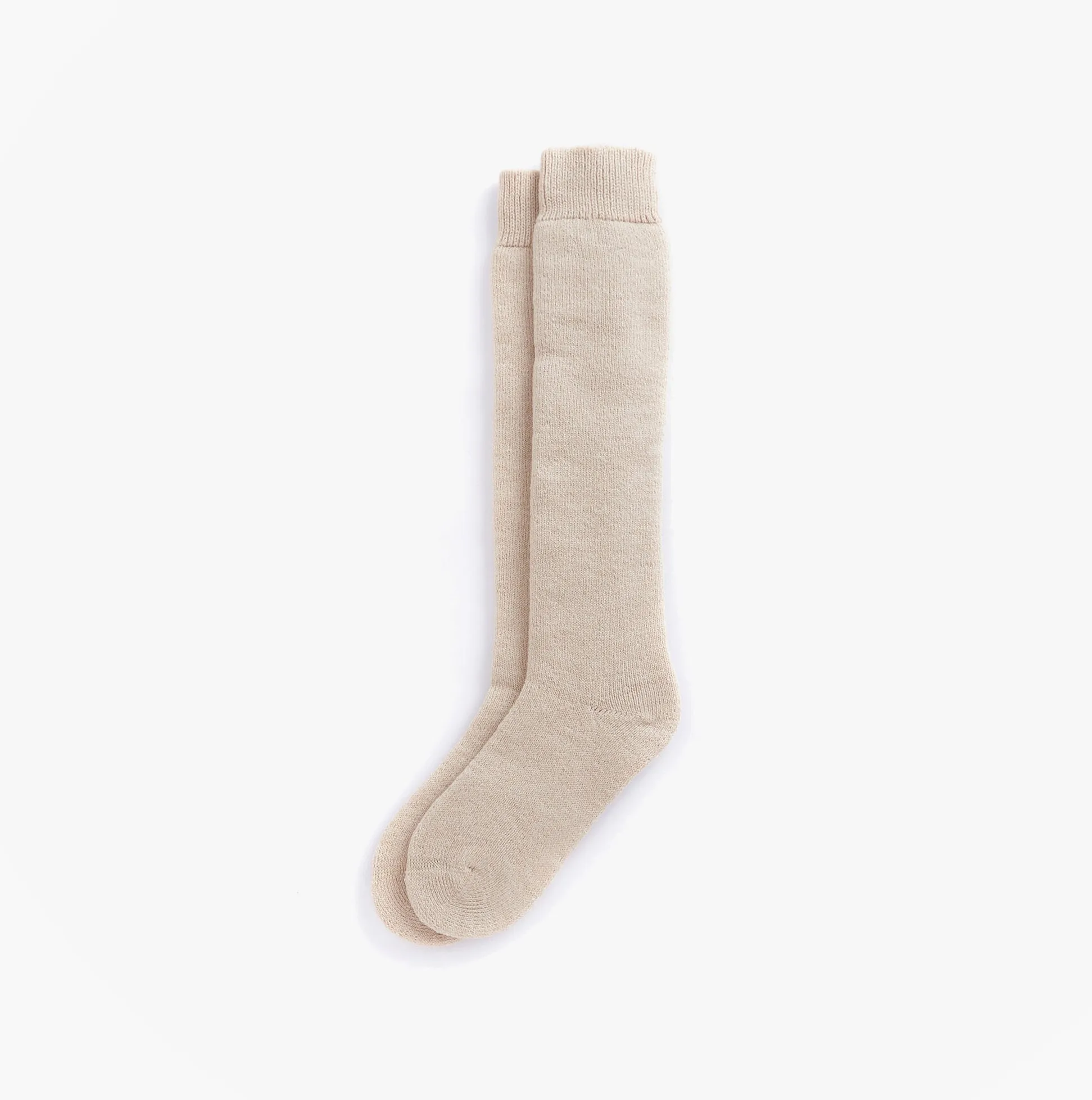 Barbour WELLINGTON KNEE Sock Womens Socks Sand Beige sold by Shuperb
