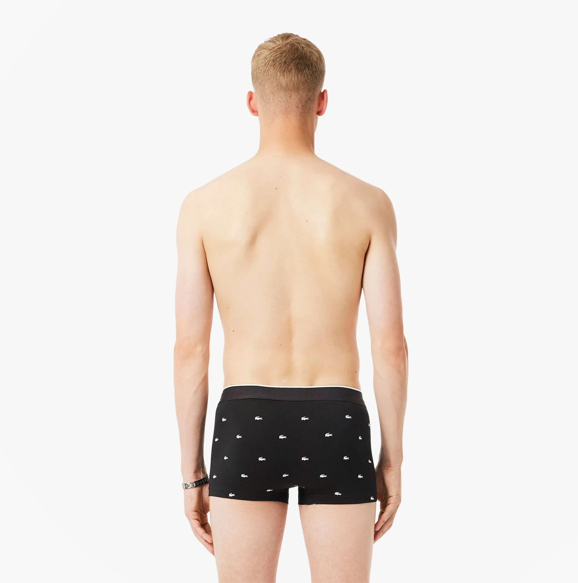 Lacoste 3 Pack Trunks Mens Trunks Black sold by Shuperb product image thumbnail 3