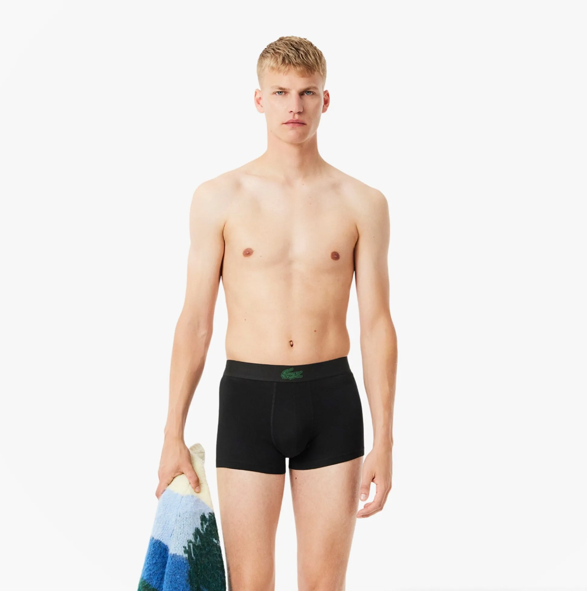 Lacoste 3 Pack Trunks Mens Trunks Black sold by Shuperb product image thumbnail 3