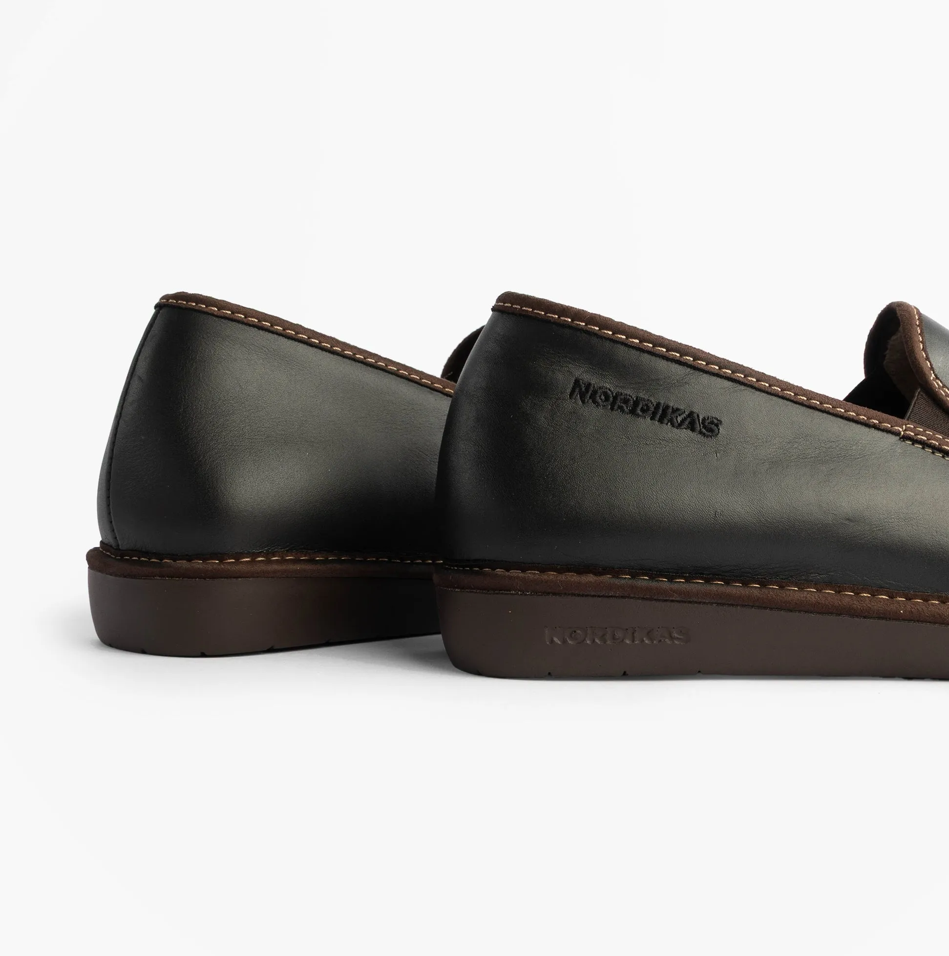 Nordikas 663 Mens Leather Full Slippers Black sold by Shuperb product image thumbnail 5