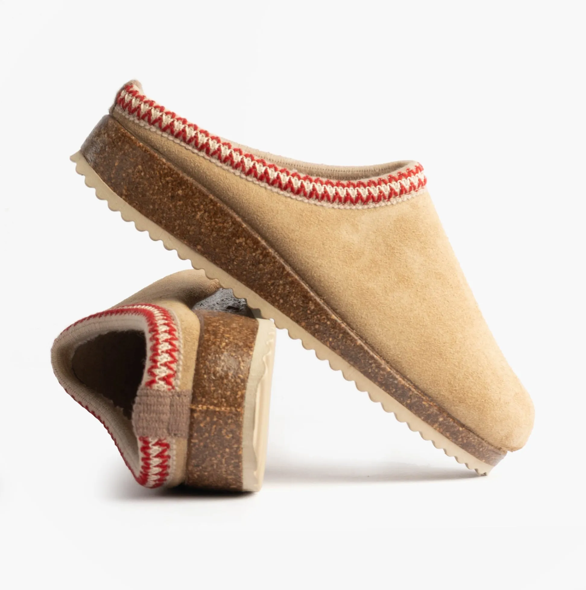 Nordikas 2247 Womens Suede Mule Slippers Beige sold by Shuperb product image thumbnail 2