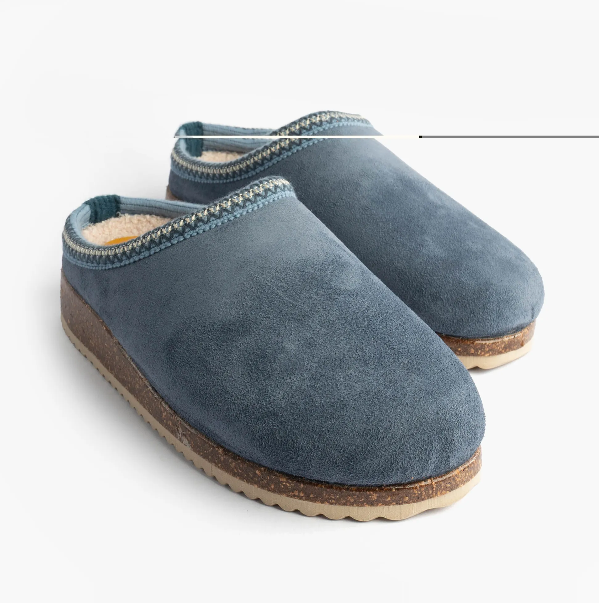 Nordikas 2247 Womens Suede Mule Slippers Denim sold by Shuperb product image thumbnail 4