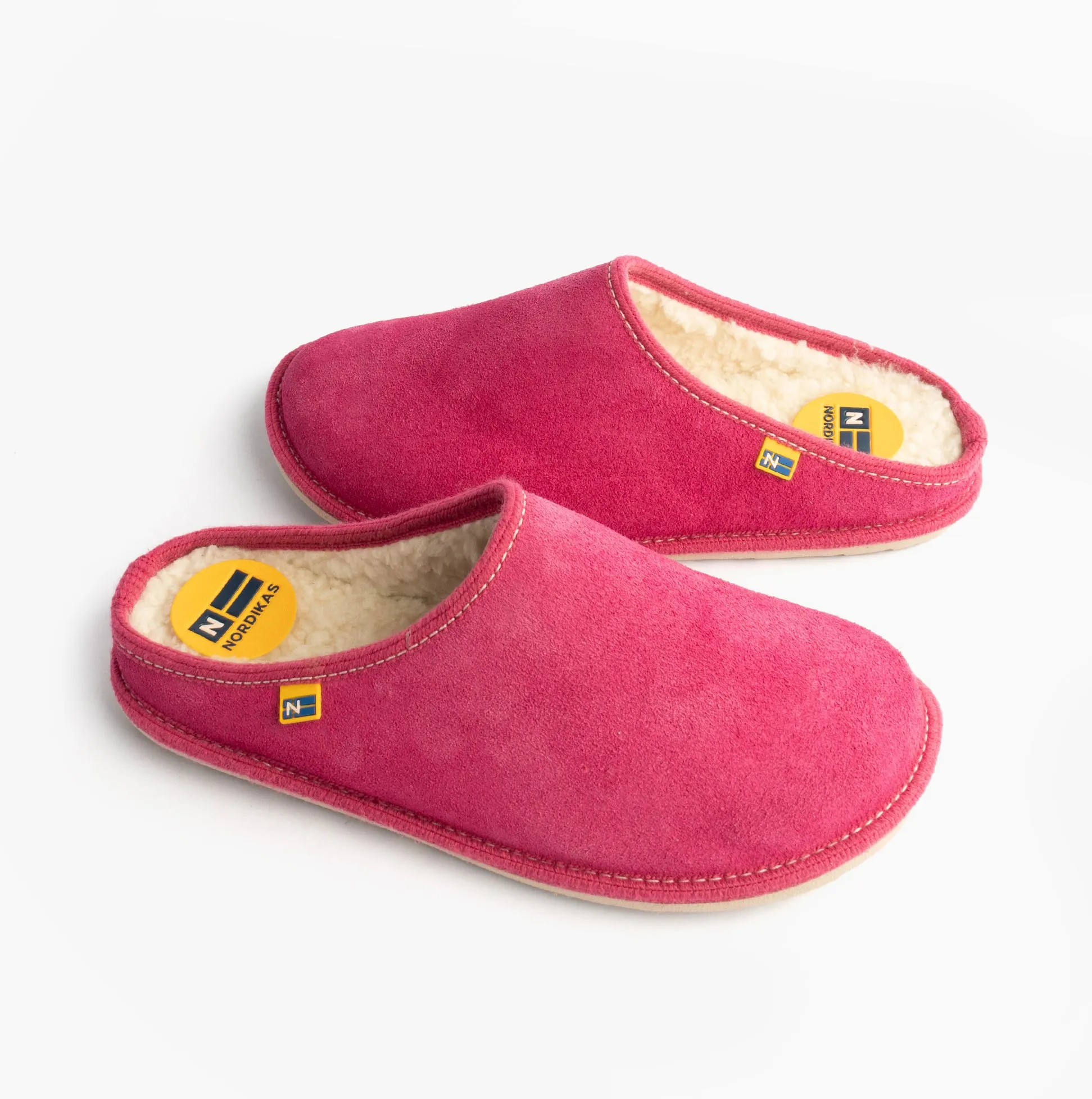 Nordikas 2083 Womens Fur Lined Mule Slippers Pink sold by Shuperb product image thumbnail 2