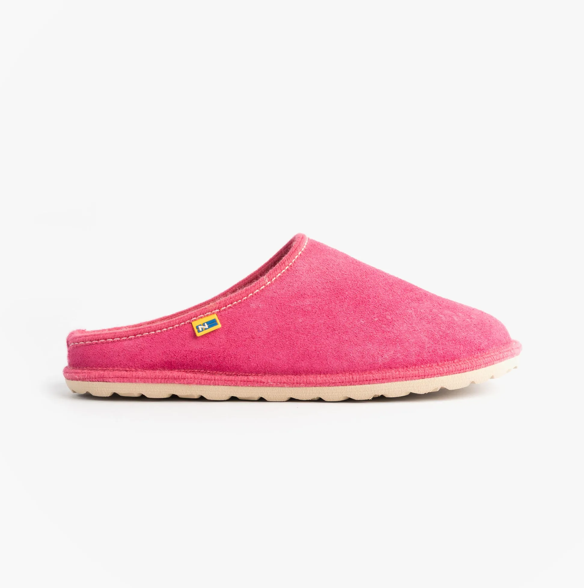 Nordikas 2083 Womens Fur Lined Mule Slippers Pink sold by Shuperb