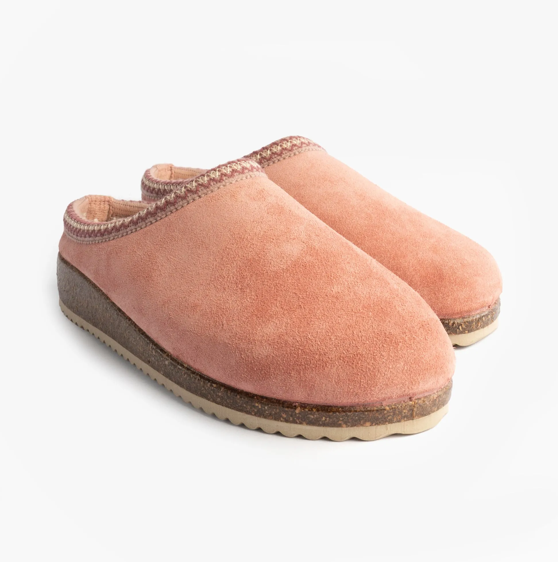 Nordikas 2247 Womens Suede Mule Slippers Rose Pink sold by Shuperb product image thumbnail 4
