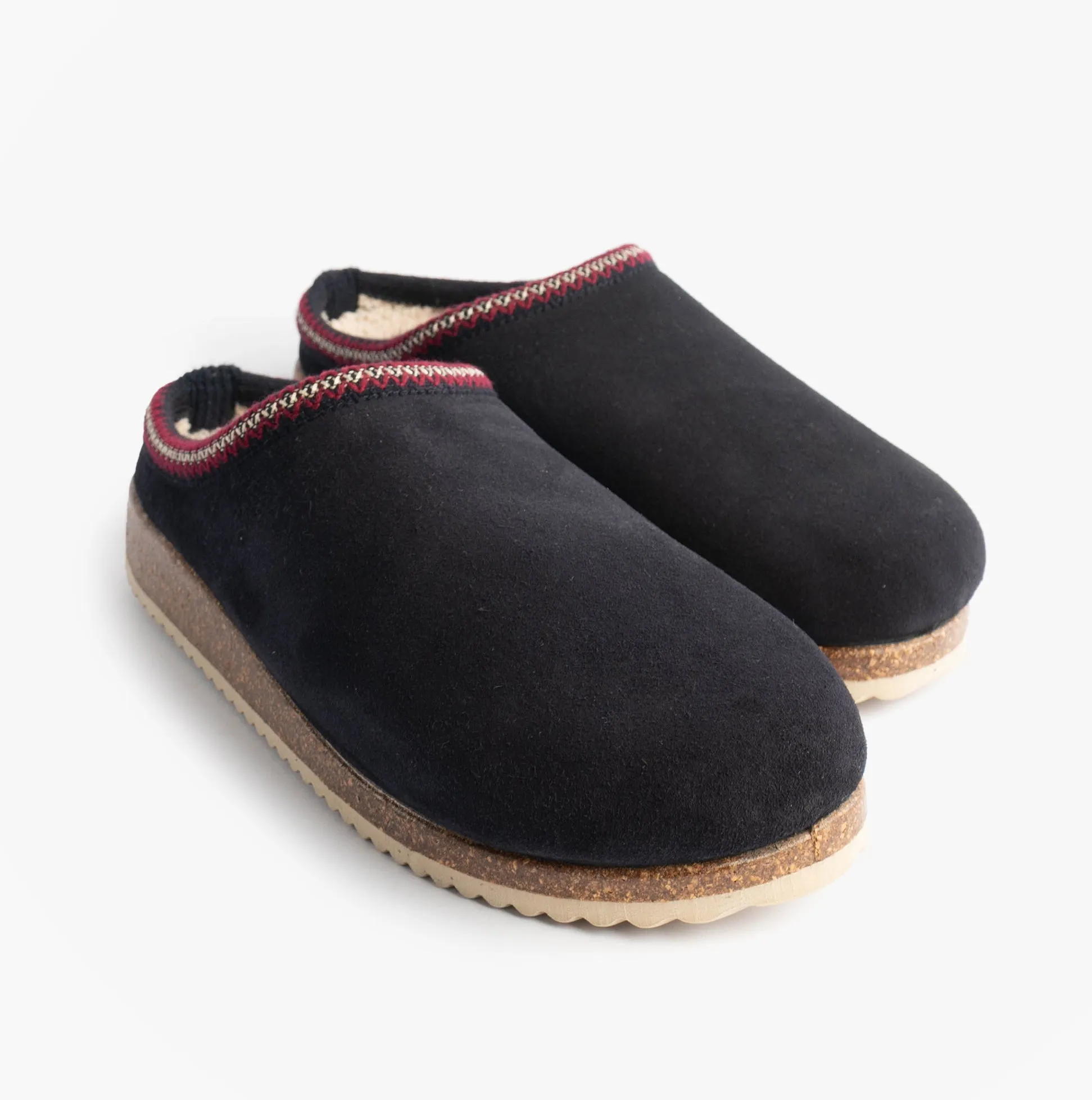 Nordikas 2258 Mens Suede Mule Slippers Marine Blue sold by Shuperb product image thumbnail 4